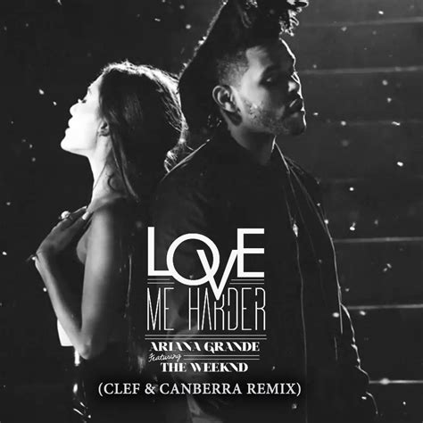 love me harder the weeknd